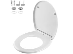 4251779132447 - Casaria® Toilettensitz Weiß mit Absenkautomatik