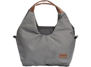 4251782658859 - Wickeltasche GESSLEIN N5 grau meliert tabak Gr B H T 50 cm x 46 cm x 17 cm grau Baby Taschen mit Wickelauflage und Flaschenhalter Made in Germany