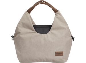 4251782662528 - Wickeltasche GESSLEIN N5 beige meliert tabak Gr B H T 50 cm x 46 cm x 17 cm beige Baby Taschen mit Wickelauflage und Flaschenhalter Made in Germany