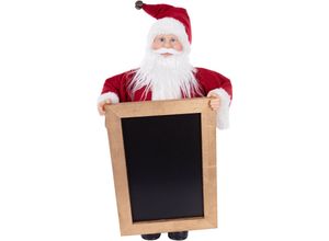 4251792137146 - Weihnachtsmann MYFLAIR MÖBEL & ACCESSOIRES Weihnachtsdeko rot Dekofiguren Gr B H T 195 cm x 615 cm x 285 cm Weihnachtsmann rot Weihnachtsengel Weihnachtsfiguren mit Tafel zum Beschriften Höhe ca 61 cm