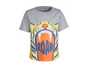 4251797408166 - tausendkind collection - T-Shirt TIGER in grau meliert Gr92 98