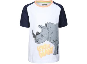 4251797410732 - tausendkind collection - T-Shirt NASHORN in offwhite Gr140 146