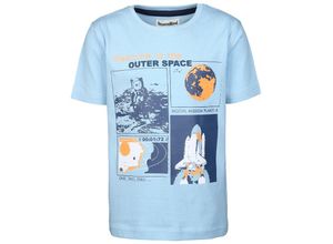 4251797418776 - tausendkind collection - T-Shirt WELTRAUMEXPEDITION in hellblau Gr92 98