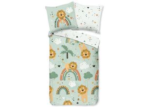 4251797420397 - Bettwäsche LÖWE (80x80 135x200) in bunt