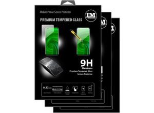 4251810801912 - cofi1453 3X Panzer Schutz Glas 9H Tempered Glass Display Schutz Folie Display Glas Screen Protector kompatibel mit realme X50 Pro