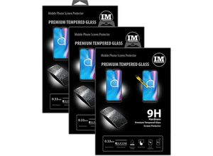 4251810801974 - cofi1453 3X Panzer Schutz Glas 9H Tempered Glass Display Schutz Folie Display Glas Screen Protector kompatibel mit Alcatel 1S ( 2020 )