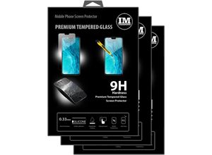 4251810802438 - cofi1453 3X Panzer Schutz Glas 9H Tempered Glass Display Schutz Folie Display Glas Screen Protector kompatibel mit Honor 9X Lite