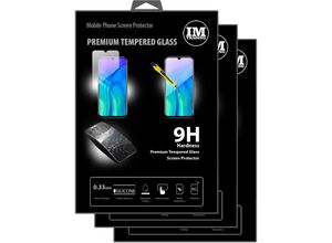 4251810802636 - cofi1453 3X Panzer Schutz Glas 9H Tempered Glass Display Schutz Folie Display Glas Screen Protector kompatibel mit Honor 20E