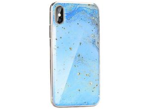 4251810804579 - cofi1453® Hülle Schale Marble Case Cover Stein Marmor Design Glitzer Muster Handyhülle Handyschale Fashion Tasche Schutz kompatibel mit Huawei P40