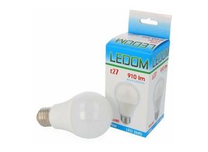 4251810805736 - Led Line - 1 Stück] ledom E27 A60 Leuchtmittel 10W Warmweiß 3000K 910 Lumen smd led Ra 80 Ersetzt 100W 220-240V Glühlampe Ø60mm Energiesparlampe