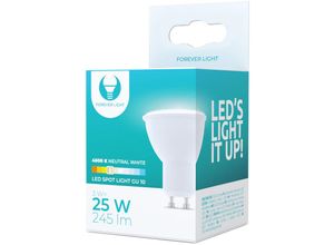 4251810807341 - Forever - 3 Stück] Light GU10 led Lampe Spot 3W (ersetzt 25) 4500K Neutralweiß led Leuchtmittel 250 Lumen