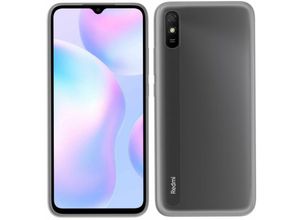 4251810807617 - cofi1453® Silikon Hülle Basic kompatibel mit XIAOMI REDMI 9A Case TPU Soft Handy Cover Schutz Transparent - Transparent