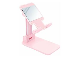 4251810807631 - Faltbare Tischhalterung Universal Desktop Halterung Tisch Ständer Handystand Tablet Halter in Pink