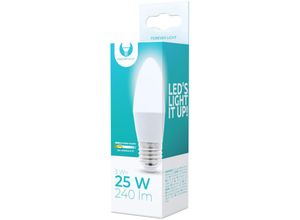 4251810808522 - Forever - 2 Stück ] Light led E27 C37 Leuchtmittel Lampe Birne Leuchte Beleuchtung SMD2835 3W 245 Lumen 230V 4500K Neutralweiß