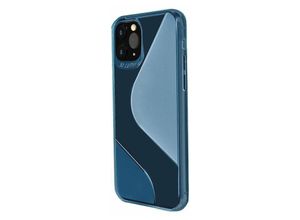 4251810811096 - cofi1453® S-Line Hülle Bumper kompatibel mit HUAWEI Y5P Silikonhülle Stoßfest Handyhülle TPU Case Cover Blau