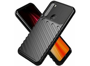 4251810812307 - Markenlos - cofi1453® Hybrid Armor Etui SchutzHülle Thunder Case Bumper Cover Handyhülle Matt Hülle Robust Rutschfest kompatibel mit Huawei P30 Pro