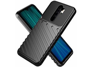 4251810812406 - Markenlos - cofi1453® Hybrid Armor Etui SchutzHülle Thunder Case Bumper Cover Handyhülle Matt Hülle Robust Rutschfest kompatibel mit Xiaomi Redmi