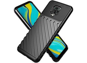 4251810812444 - Markenlos - cofi1453® Hybrid Armor Etui SchutzHülle Thunder Case Bumper Cover Handyhülle Matt Hülle Robust Rutschfest kompatibel mit Xiaomi Redmi