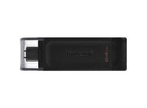 4251810818750 - DataTraveler DT70 (64 gb) usb-c Typ-C 32 Flash Drive usb Stick Externer Speicher u Disk Memory Stick schwarz - Kingston