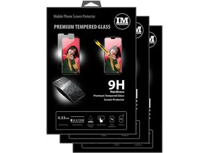 4251810819979 - cofi1453 3X Panzer Schutz Glas 9H Tempered Glass Display Schutz Folie Display Glas Screen Protector kompatibel mit Y8S