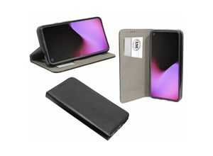 4251810820197 - cofi1453® Buch Tasche Fancy kompatibel mit GOOGLE PIXEL 5 Handy Hülle Etui Brieftasche Schutzhülle mit Standfunktion Kartenfach Schwarz - Schwarz