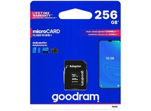 4251810823334 - Speicherkarten MicroCARD microSDHC microSDXC Class 4 Class 10 UHS-I 256GB mit Adapter 256 GB Class 10 UHS-I