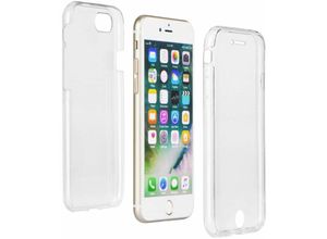 4251810824188 - cofi1453® TPU 360° Rundum Full Body Schutzhülle kompatibel mit IPHONE 12 Silikon Hülle Etui Case Cover Silikontasche in Transparent Silikonschale