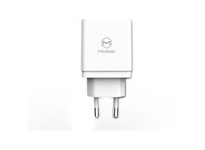 4251810826045 - Mcdodo 23W 2x USB Wandladegerät Quick Charge 30 Dual Comm Ladegerät Netzteil für Handys weiß