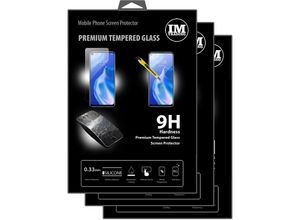 4251810827400 - - cofi1453 3X Panzer Schutz Glas 9H Tempered Glass Display Schutz Folie Display Glas Screen Protector kompatibel mit P40 Lite 5G