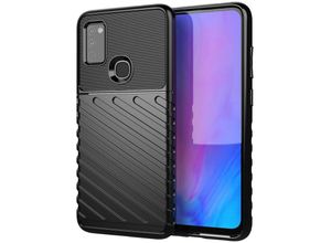 4251810829565 - Markenlos - cofi1453® Hybrid Armor Etui SchutzHülle Thunder Case Bumper Cover Handyhülle Matt Hülle Robust Rutschfest kompatibel mit Samsung Galaxy