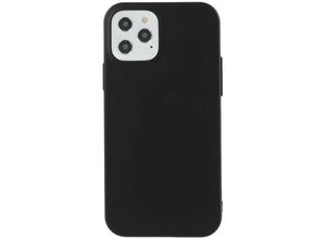 4251810829787 - cofi1453® Soft Case Jelly kompatibel mit iPhone 12 Schutzhülle Handyhülle Case Bumper in Schwarz - Schwarz