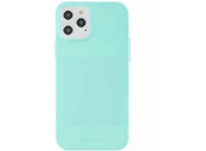 4251810829800 - cofi1453® Soft Case Jelly kompatibel mit iPhone 12 Schutzhülle Handyhülle Case Bumper in Mintgrün - Schwarz