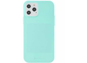 4251810829855 - cofi1453® Soft Case Jelly kompatibel mit iPhone 12 Pro Schutzhülle Handyhülle Case Bumper in Mintgrün - Schwarz