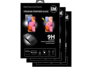 4251810831346 - cofi1453 3X Panzer Schutz Glas 9H Tempered Glass Display Schutz Folie Display Glas Screen Protector kompatibel mit Samsung Galaxy A20S ( A207F )