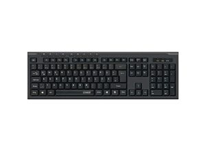 4251810831759 - KB1000 pc mechanische Wired Business Office Computer Tastatur für Windows Linux und Mac Notebook Laptop mit USB-Anschluss schwarz - Schwaiger