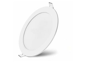 4251810831865 - - 5x 9W led Panel Einbaustrahler Spot Einbauleuchte Warmweiß (3000K) 720 Lumen Deckenleuchte Rund