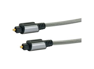 4251810832336 - Ainstein Premium Lichtwellenleiter Anschlusskabel mit 2x toslink Stecker Digital Audio Kabel Male 1M - Schwaiger