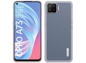 4251810840164 - cofi1453® Silikon Hülle Basic kompatibel mit Oppo A73 Case TPU Soft Handy Cover Schutz Transparent - Transparent