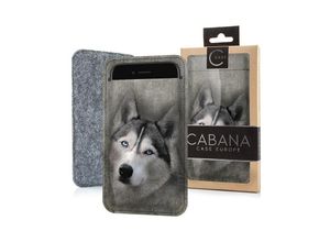 4251810840249 - Cofi 1453 - Universal Pocket Handyhülle Slim Pocket Schutzhülle Cover 10x17cm Case Motiv Husky