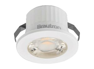 4251810843455 - Led Mini Einbaustrahler 3W Spot IP54 Wassergeschützt 240 Lumen 6500K Kaltweiß Einbauleuchte Spotlight Rund Weiß - Braytron