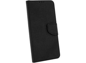 4251810844513 - cofi1453® Buch Tasche Fancy kompatibel mit SAMSUNG GALAXY A12 (A125F) Handy Hülle Etui Brieftasche Schutzhülle mit Standfunktion Kartenfach Schwarz