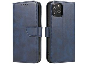 4251810846708 - Cofi 1453 - cofi1453® Premium Magnet Case Buch Tasche Schutzhülle aufklappbare Hülle Standfunktion Zubehör kompatibel mit iPhone 12 Pro Max in Blau