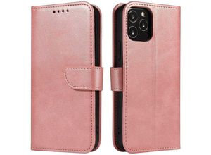 4251810846784 - Cofi 1453 - cofi1453® Premium Magnet Case Buch Tasche Schutzhülle aufklappbare Hülle Standfunktion Zubehör kompatibel mit iPhone 12 in Rosa