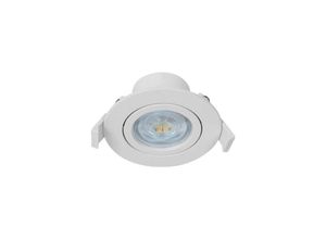 4251810847477 - Einbauleuchte Schwenkbar Spot led 7W 670 Lumen sqr Ø70mm IP20 Downlight 3000K-6500K Rund Weiß - Braytron