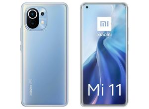 4251810849617 - cofi1453® Silikon Hülle Basic kompatibel mit XIAOMI MI 11 Case TPU Soft Handy Cover Schutz Transparent - Transparent