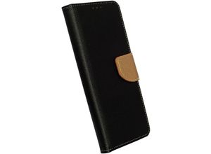 4251810855175 - cofi1453® Buch Tasche Fancy kompatibel mit XIAOMI Mi 11 Handy Hülle Etui Brieftasche Schutzhülle mit Standfunktion Kartenfach Schwarz-Gold - Schwarz