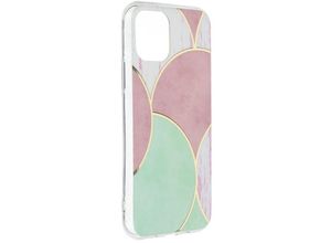 4251810856134 - Markenlos - Handy Hülle Schutz Cover Case Marble Cosmo Muster Handyschale Tasche kompatibel mit iPhone 12 Mini Motiv 5