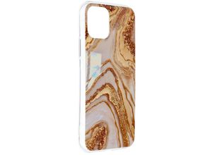 4251810856165 - Handy Hülle Schutz Cover Case Marble Cosmo Muster Handyschale Tasche kompatibel mit iPhone 12 Mini Motiv 9