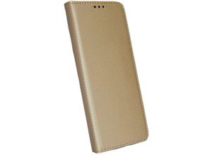 4251810858084 - cofi1453® Elegante Buch-Tasche Hülle Smart Magnet kompatibel mit MOTOROLA MOTO G10 Leder Optik Wallet Book-Style Cover Schale in Gold