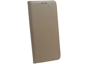 4251810861343 - cofi1453 Buch Tasche Smart kompatibel mit SAMSUNG GALAXY M12 ( M127F ) Handy Hülle Etui Brieftasche Schutzhülle mit Standfunktion Kartenfach Gold